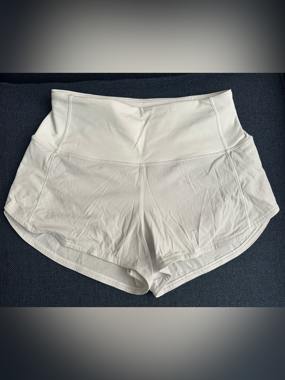 Lululemon Grayish-White Women’s Athletic Shorts